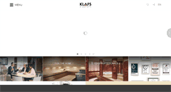 Desktop Screenshot of klafs.com